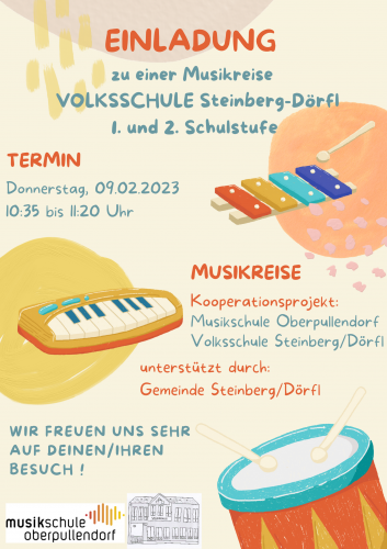 Einladung Vorstellung Musikschulprojekt Dörfl